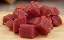 raw meat, beef